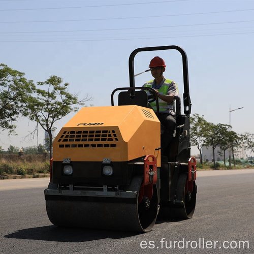 Roller vibratorio de 2 toneladas Mini Road Road Roller Compactor Fyl-900